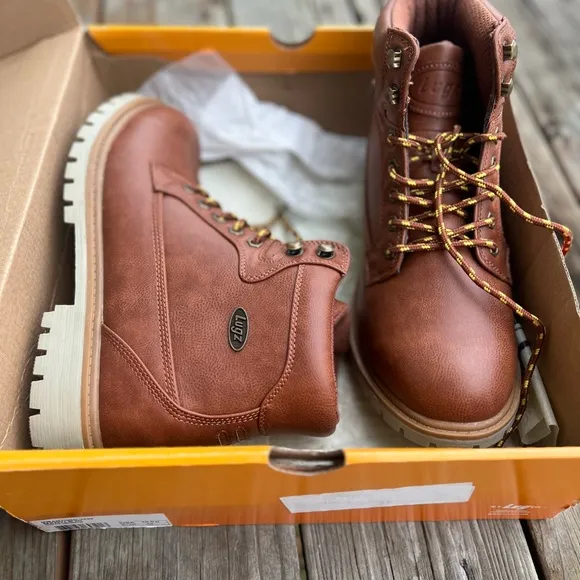Lugz Mantle HI MMANTHGD-2252 Mens Brown Synthetic Casual Dress Boot 10.0D