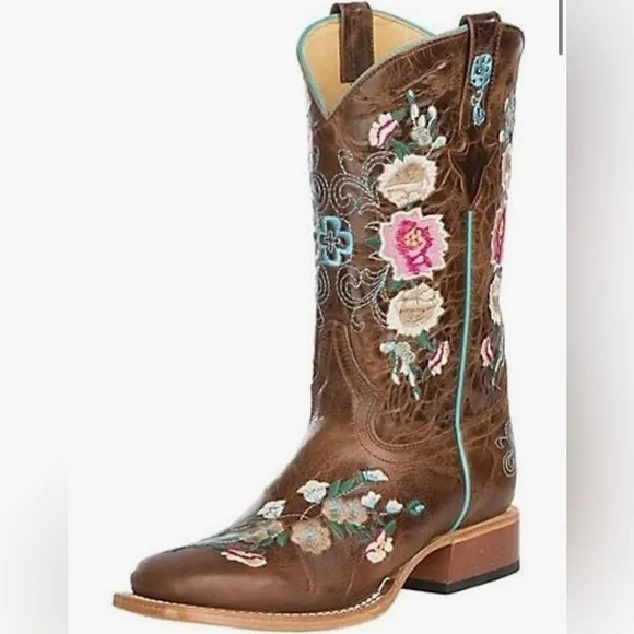 Macie Bean Honey Bunch Western Cowgirl Boots M9012 Rose Garden Toddler Girls 9