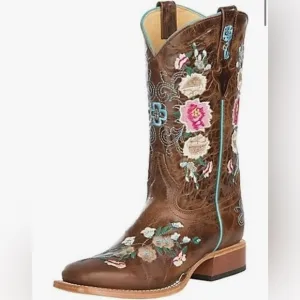 Macie Bean Honey Bunch Western Cowgirl Boots M9012 Rose Garden Toddler Girls 9