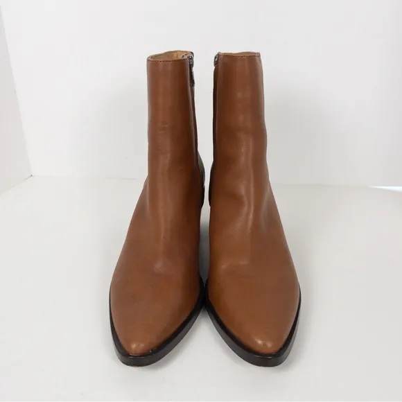 Madewell Brown Leather The Darcy Ankle Boot