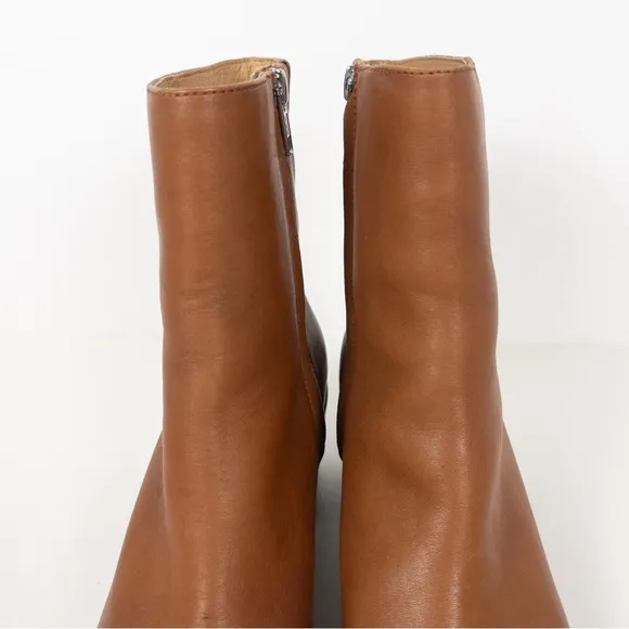Madewell Brown Leather The Darcy Ankle Boot