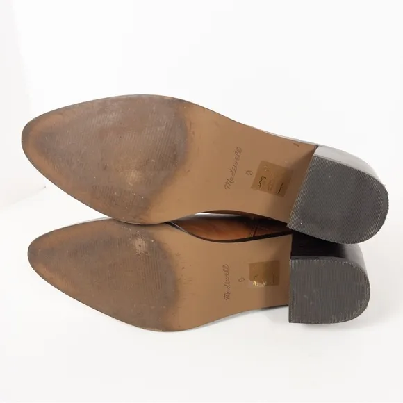 Madewell Brown Leather The Darcy Ankle Boot