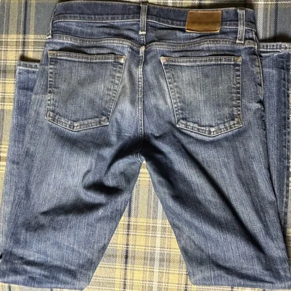 Madewell Jeans Mens 33x32 Blue Vintage straight Button Fly Stretch Denim