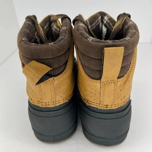 Magellan Outdoor Mens 163995 Brown Leather Lace Up Ankle Size 8D Hiking Boots