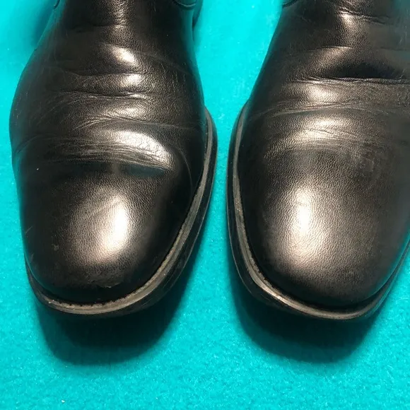 Magnate Zip-Up Black Ankle Boots Sz 12.5-13