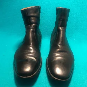 Magnate Zip-Up Black Ankle Boots Sz 12.5-13
