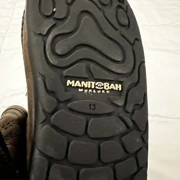 Manitobah Mukluks Gatherer Leather Boots Sheepskin Shearling Lined Waterproof 13