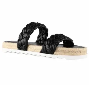 Marc Fisher Black ml Jaimee Braided espadrille Sandals