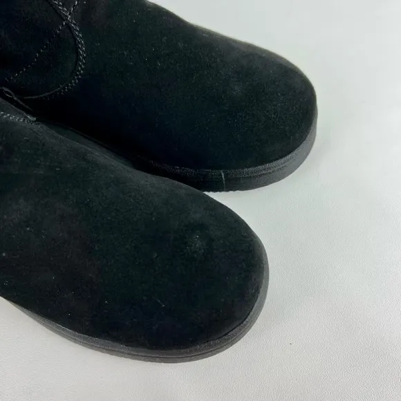 Marc Fisher Earra Black Suede Mid Calf Winter Boot 9