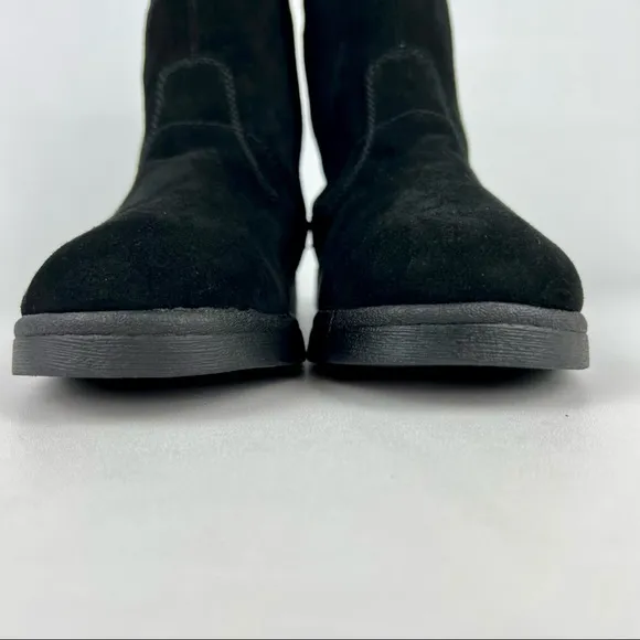 Marc Fisher Earra Black Suede Mid Calf Winter Boot 9