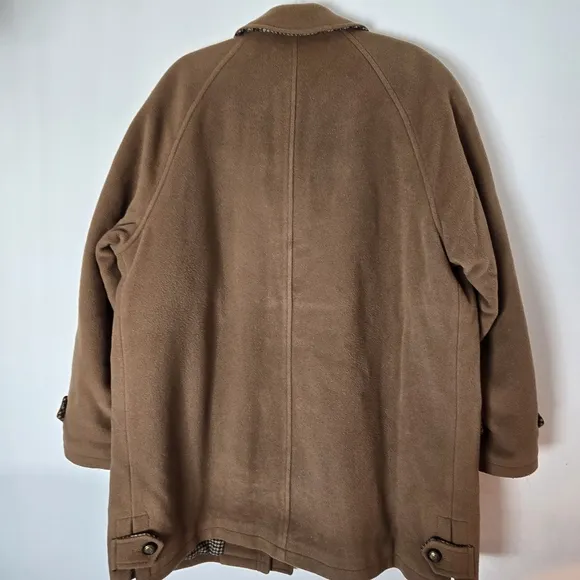 Mario Valente Men's Italian Made Wool &amp; Cashmere Coat Sz 42