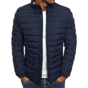 Mario - Warm Puffer Jacket for Men - Zip-Up & Insulated