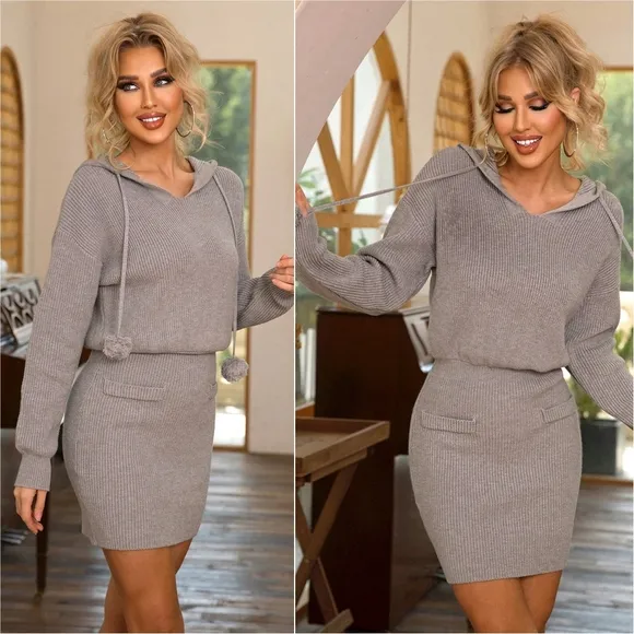 Marley Ribbed Sweater Dress