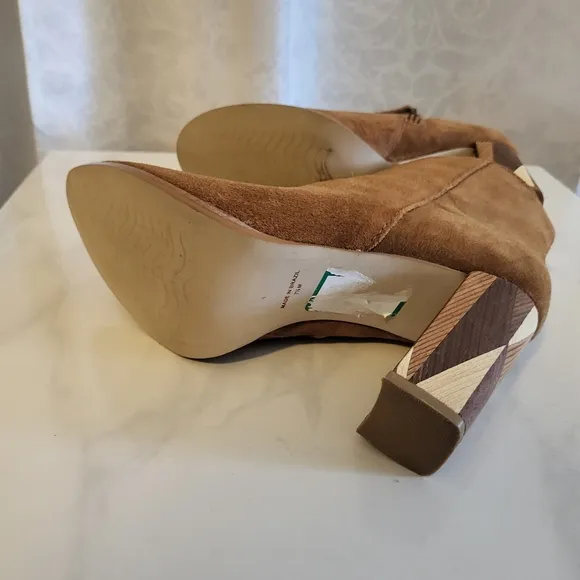 Matisse Metric Fawn Women Suede, Leather, Ankle Boots Size 7.5m, Tan, Brown
