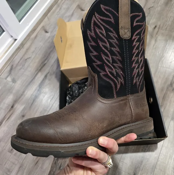 Mens Ariat Leather Casual Workboots