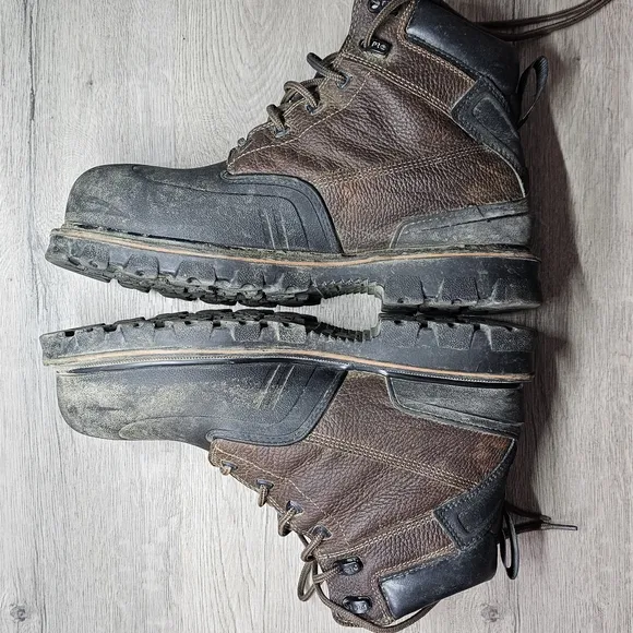 Men's Brown Leather Hiking Boots