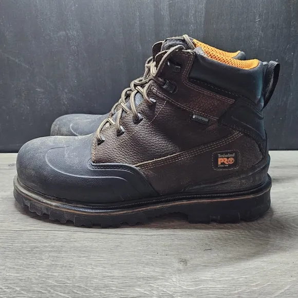 Men's Brown Leather Hiking Boots