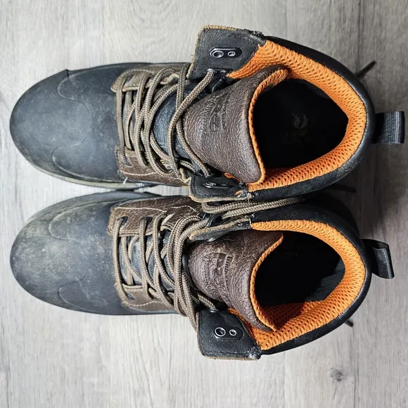 Men's Brown Leather Hiking Boots