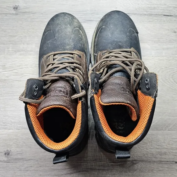 Men's Brown Leather Hiking Boots