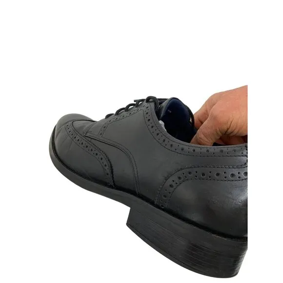Men's Cole Haan Size 13 Modern Grand Wingtip Oxford Shoes Comfort EUC 6895