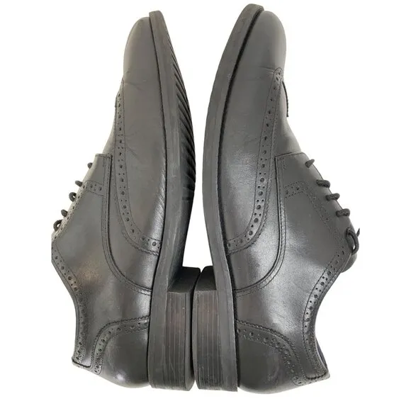 Men's Cole Haan Size 13 Modern Grand Wingtip Oxford Shoes Comfort EUC 6895