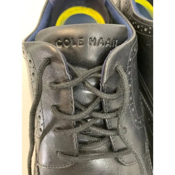 Men's Cole Haan Size 13 Modern Grand Wingtip Oxford Shoes Comfort EUC 6895