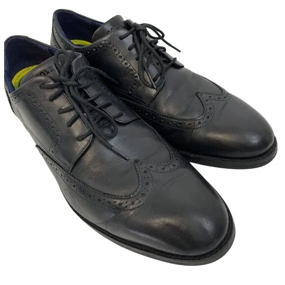 Men's Cole Haan Size 13 Modern Grand Wingtip Oxford Shoes Comfort EUC 6895