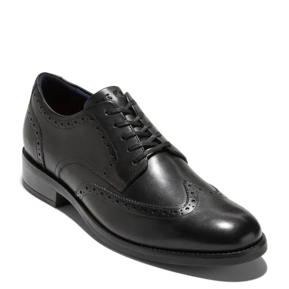Men's Cole Haan Size 13 Modern Grand Wingtip Oxford Shoes Comfort EUC 6895