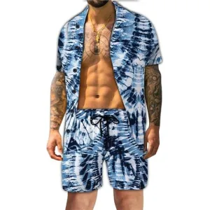 Men's Hawaiian Shirts Casual Button-Down Short Style12