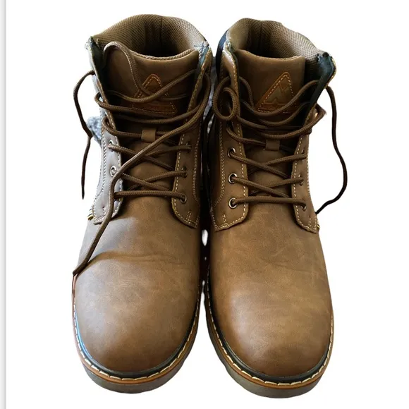 Men’s Mi Shan Sha Men's Casual Boots, Brown Sz 43