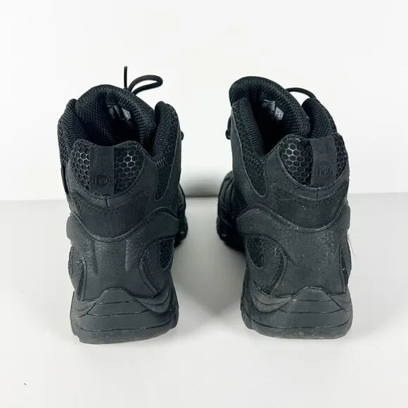 Merrell Men's Moab 2 Mid Waterproof Tactical Boots Black hiking camping Size 12