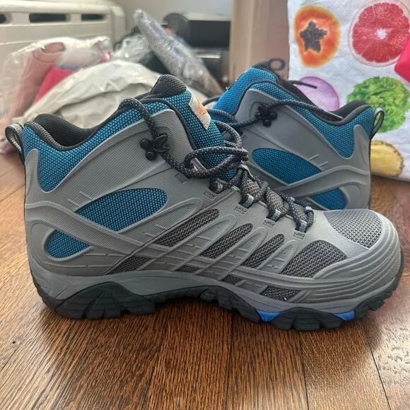 Merrell Moab Velocity Mid WP CF Hiking Boots Size 14 Waterproof NIB