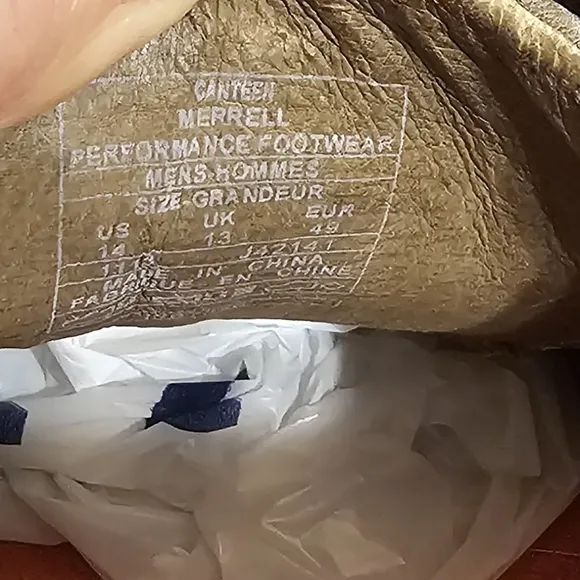 Merrell  Realm Lace Oxford leather shoes 14