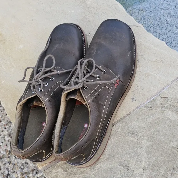 Merrell  Realm Lace Oxford leather shoes 14