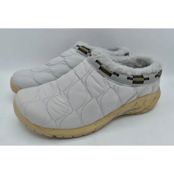 Merrell Womens Size 9.5 Encore Ice 4 Puff Lunar Insulated Slip On Clogs Shoes