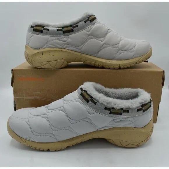 Merrell Womens Size 9.5 Encore Ice 4 Puff Lunar Insulated Slip On Clogs Shoes