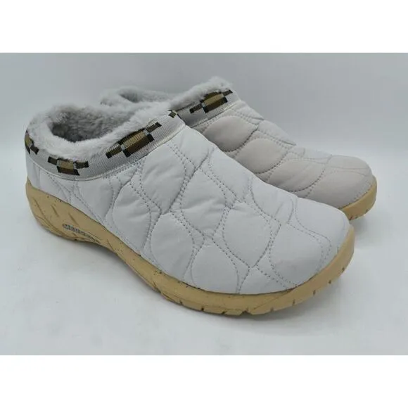 Merrell Womens Size 9.5 Encore Ice 4 Puff Lunar Insulated Slip On Clogs Shoes