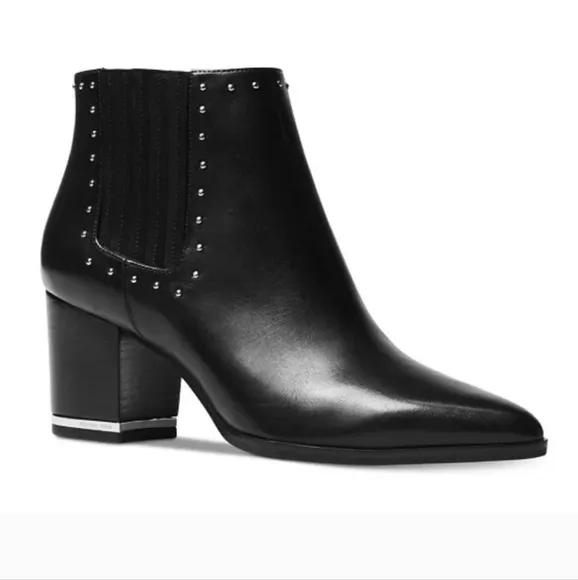 Michael Kors Gemma Leather Ankle Boot 7.5             c