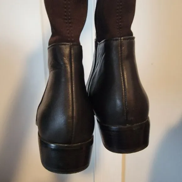 Michael Kors Women's Bromley Flat Black Knee High Riding Boots