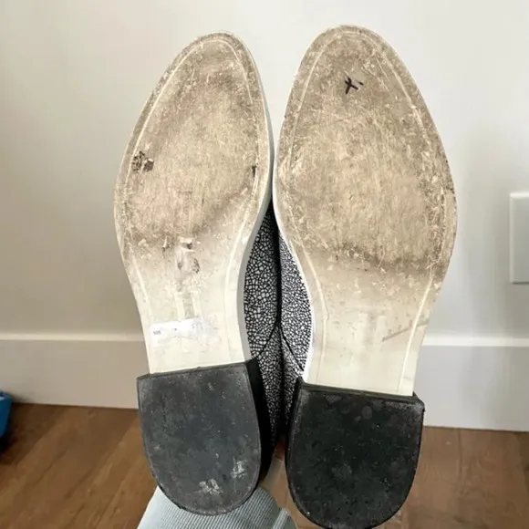 Miista London Speckled Zip Up Loafer Shoes