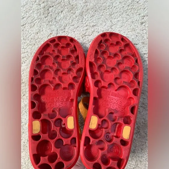 Mini Melissa Little Kid Size 1 Mickey Mouse Sandals