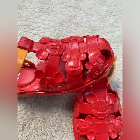 Mini Melissa Little Kid Size 1 Mickey Mouse Sandals
