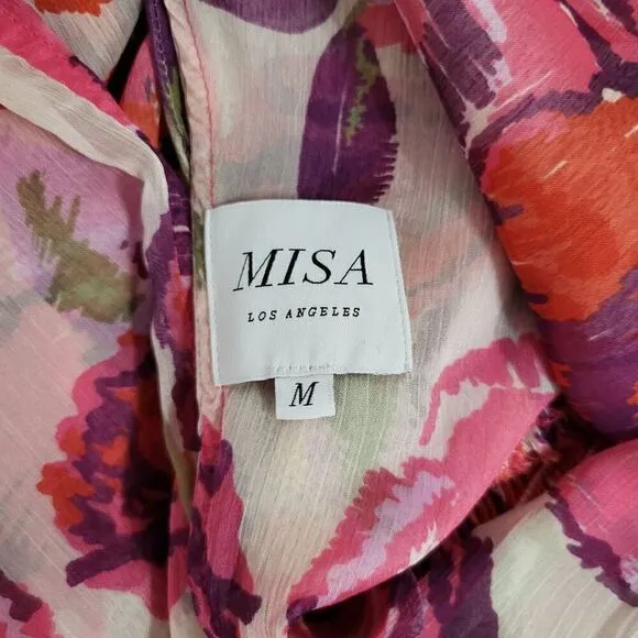 MISA LOS ANGELES SHADI DRESS - FLORAL BURST, sz med