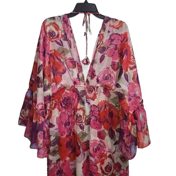 MISA LOS ANGELES SHADI DRESS - FLORAL BURST, sz med