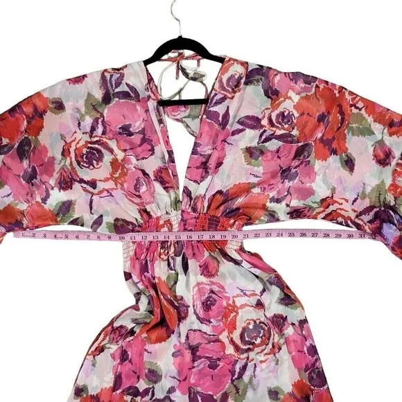 MISA LOS ANGELES SHADI DRESS - FLORAL BURST, sz med