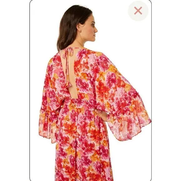 MISA LOS ANGELES SHADI DRESS - FLORAL BURST, sz med