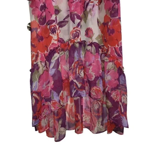 MISA LOS ANGELES SHADI DRESS - FLORAL BURST, sz med