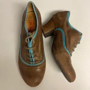 MIZ MOOZ Triumph Leather Lace Up Heeled Shoes Sz 7