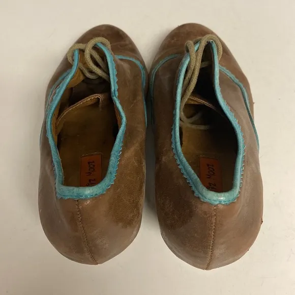 MIZ MOOZ Triumph Leather Lace Up Heeled Shoes Sz 7
