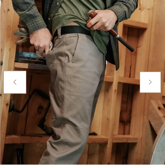 Mountain Khakis Men's Sz S 30x30 Organic Cotton Alpine Work Pant Classic Fit